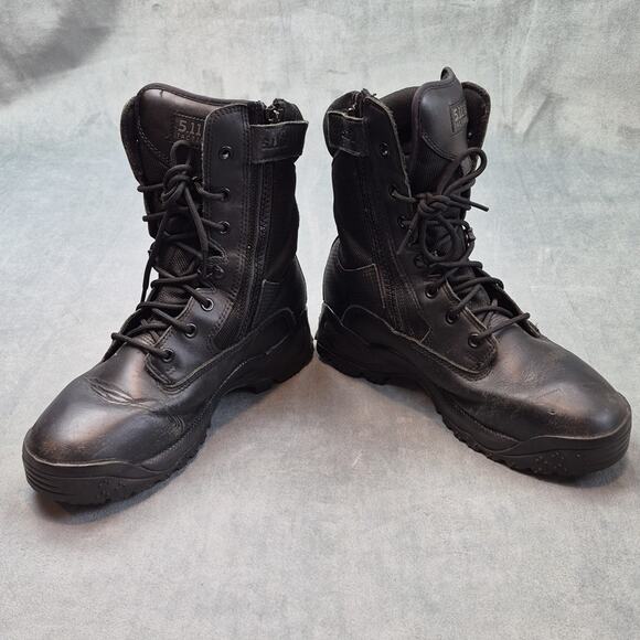5.11 Tactical ATAC Storm 8” Side Zip Boot 12001 Mens Size 10 Black Combat Police main image 9